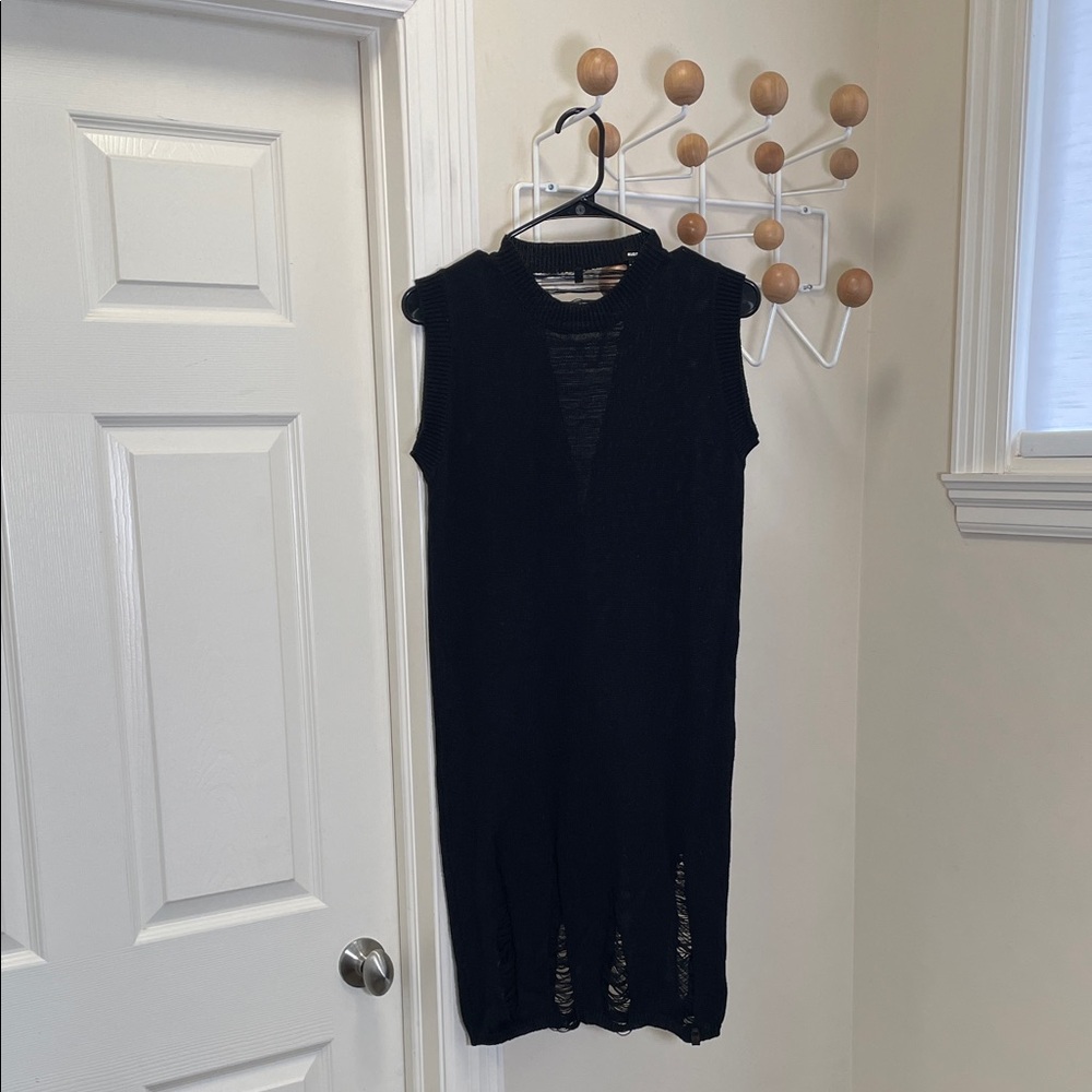 Rudsak - Full Length Sweater Dress Grunge - Black - S
